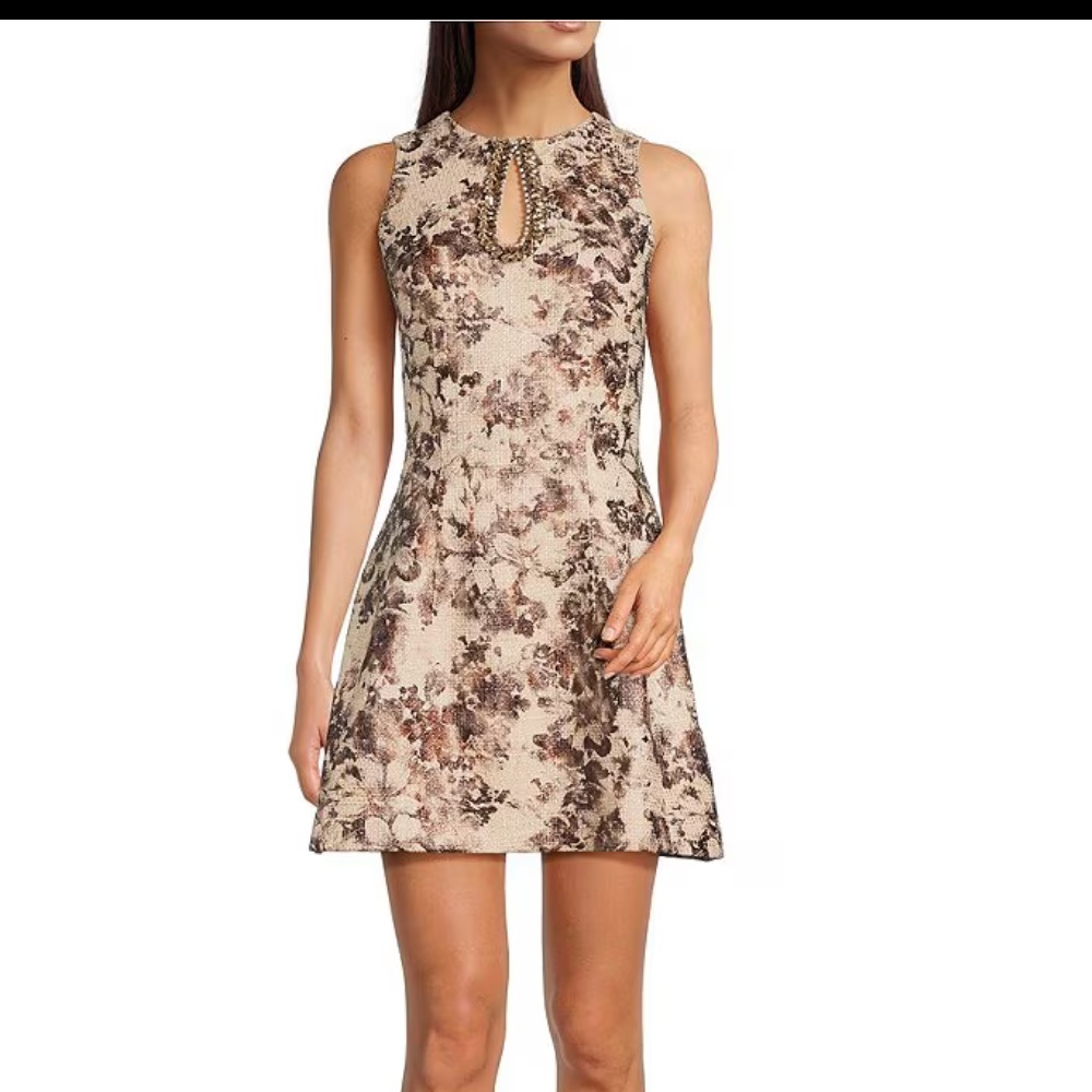 NWT 💗Muse by Marchesa Thistle Tweed A-Line Dress💗